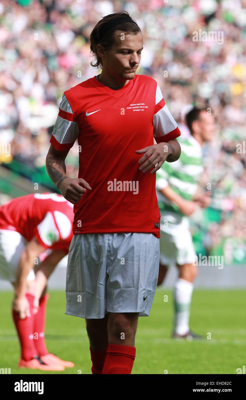 Louis Tomlinson - Football Injury in Celtic Charity Match (Glamour