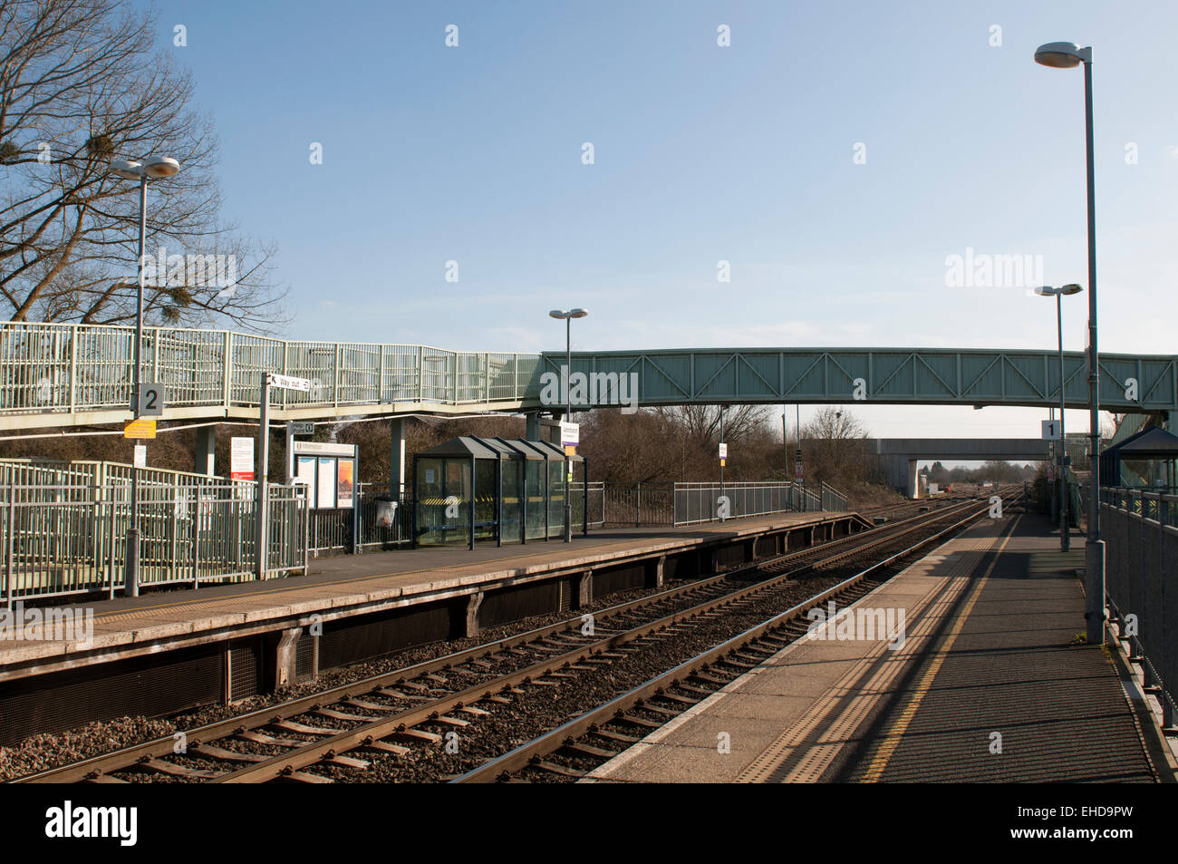 Ashchurch for Tewkesbury railway station, Gloucestershire, England, UK