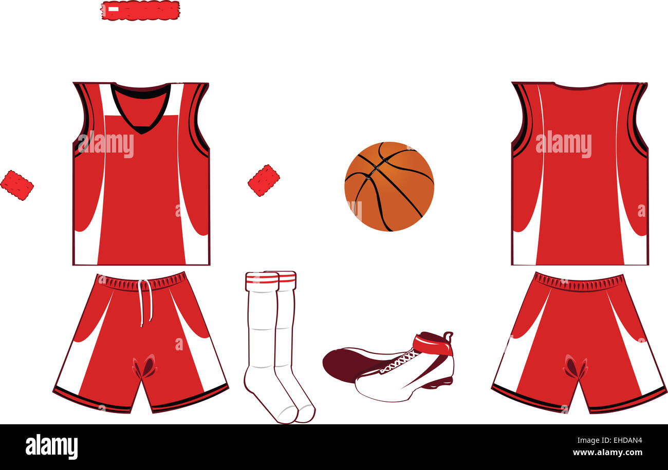 Basket Player Equipment Stock Photo Alamy