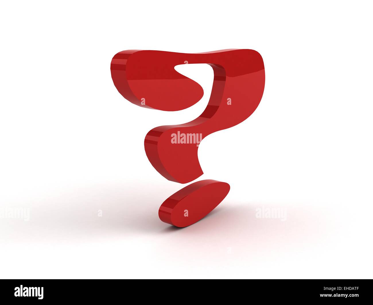 red question-mark Stock Photo