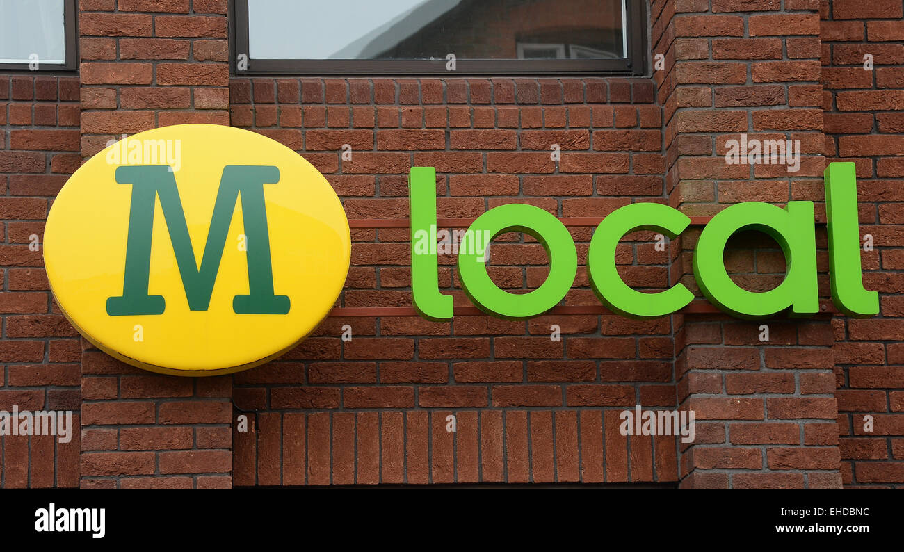 Morrisons Local Convenience Store in Wilmslow, Cheshire, England, UK