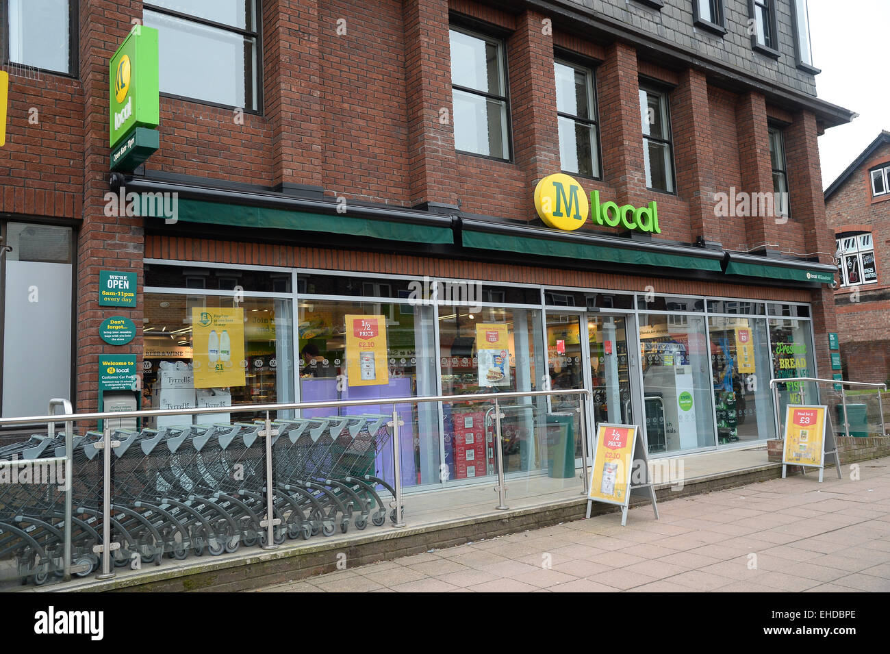 Morrisons Local Convenience Store in Wilmslow, Cheshire, England, UK Stock Photo Alamy