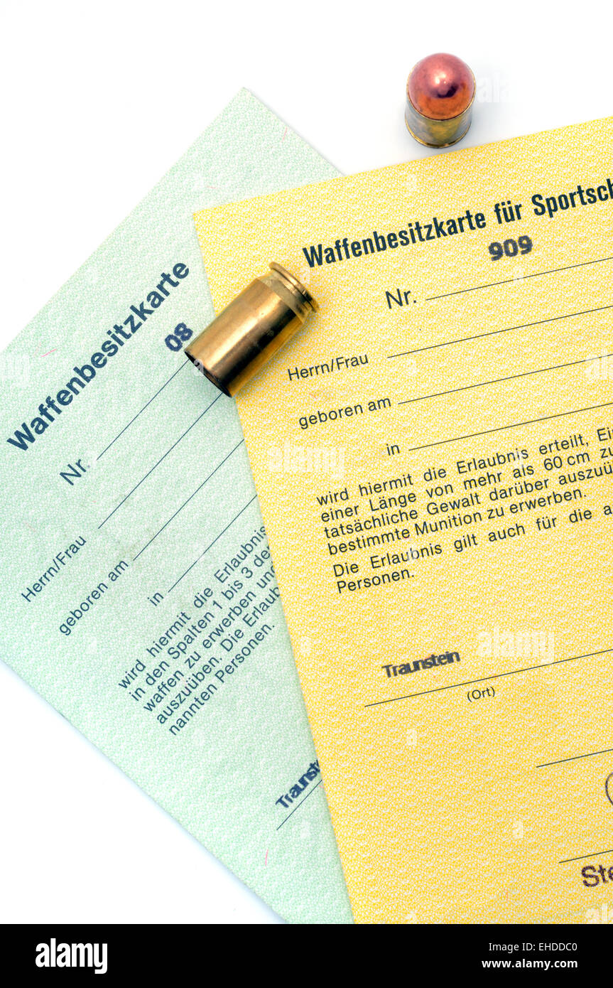 Gun Licence High Resolution Stock Photography and Images Alamy
