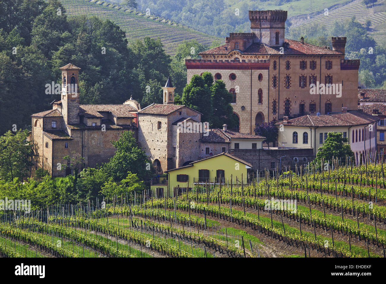 Barolo castle, Piedmont, Italy Stock Photo Alamy