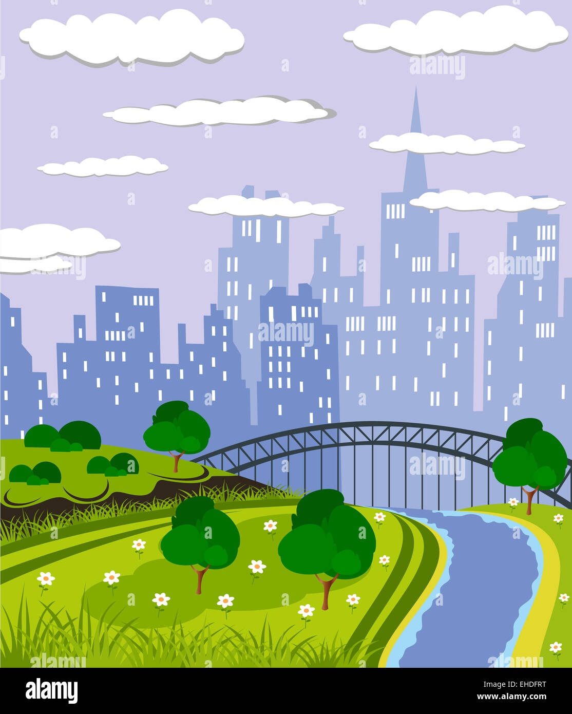 Office city town flower hi-res stock photography and images - Alamy