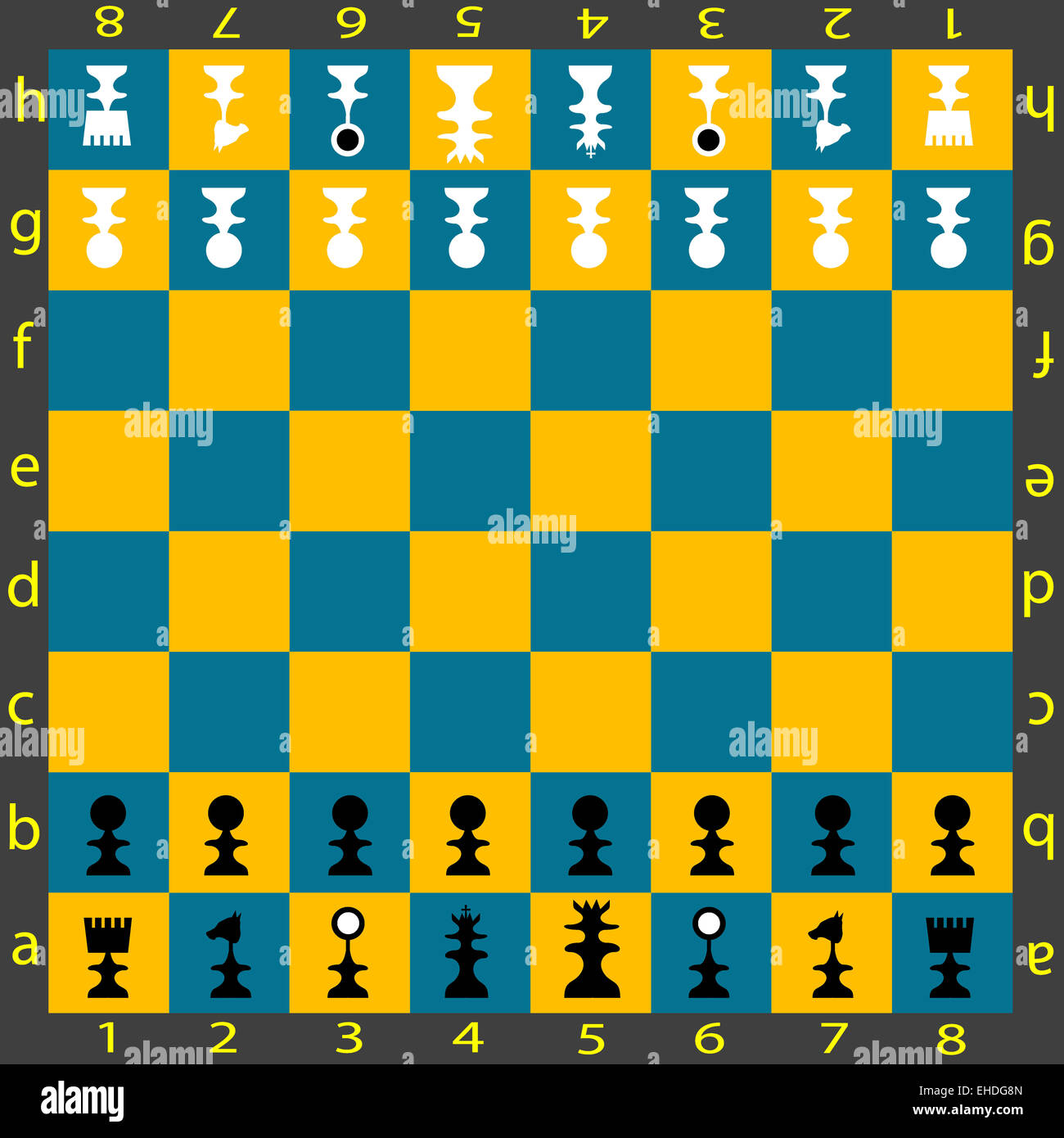 Chess layout hi-res stock photography and images - Alamy