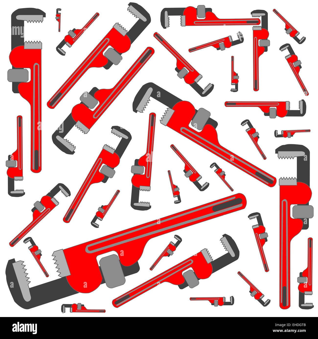 pipe wrench pattern Stock Photo Alamy