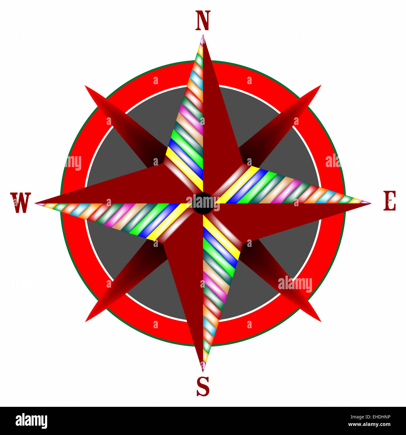 wind rose 3 Stock Photo