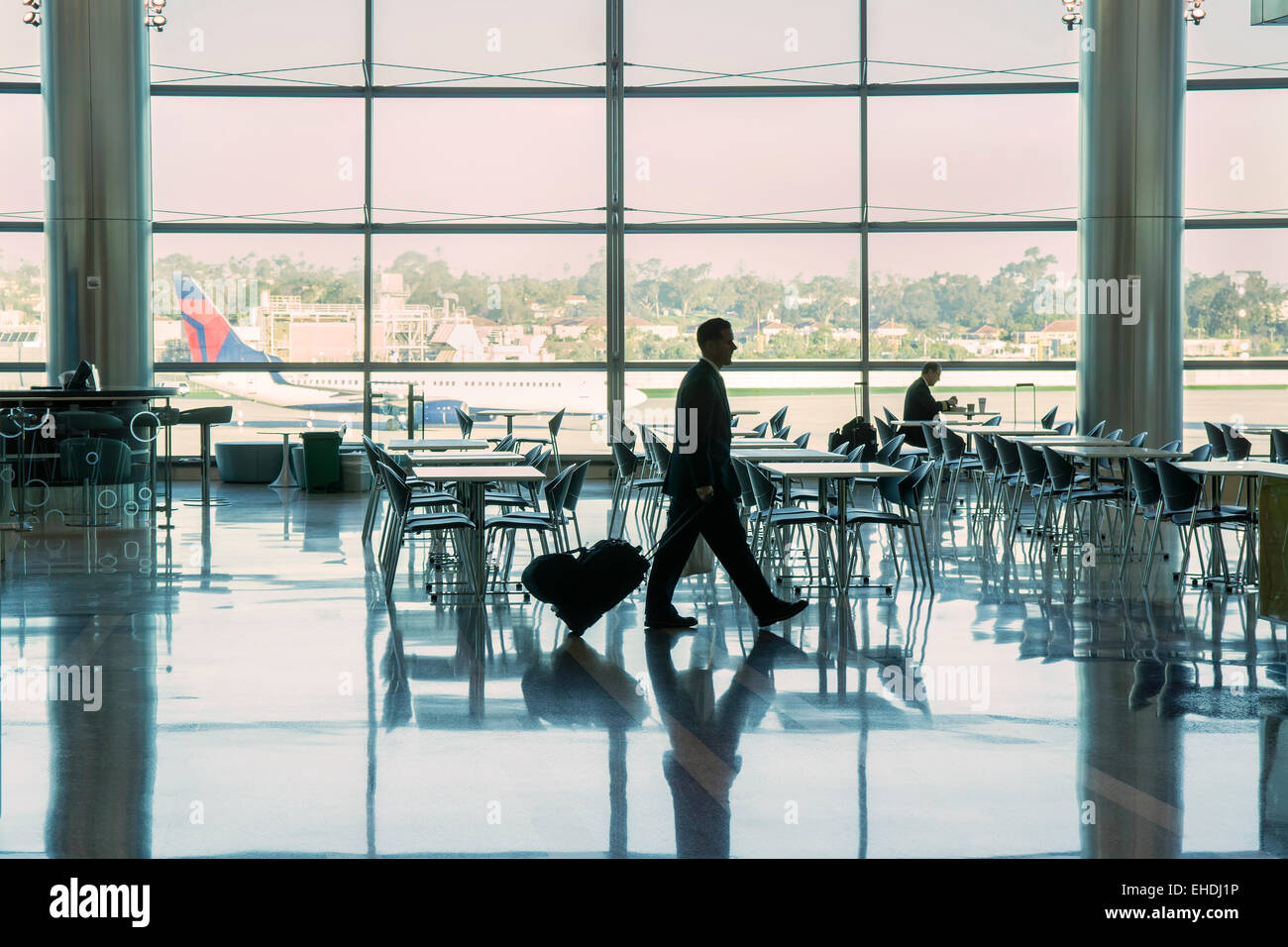 Airport lounge area, San Diego, California Stock Photo Alamy
