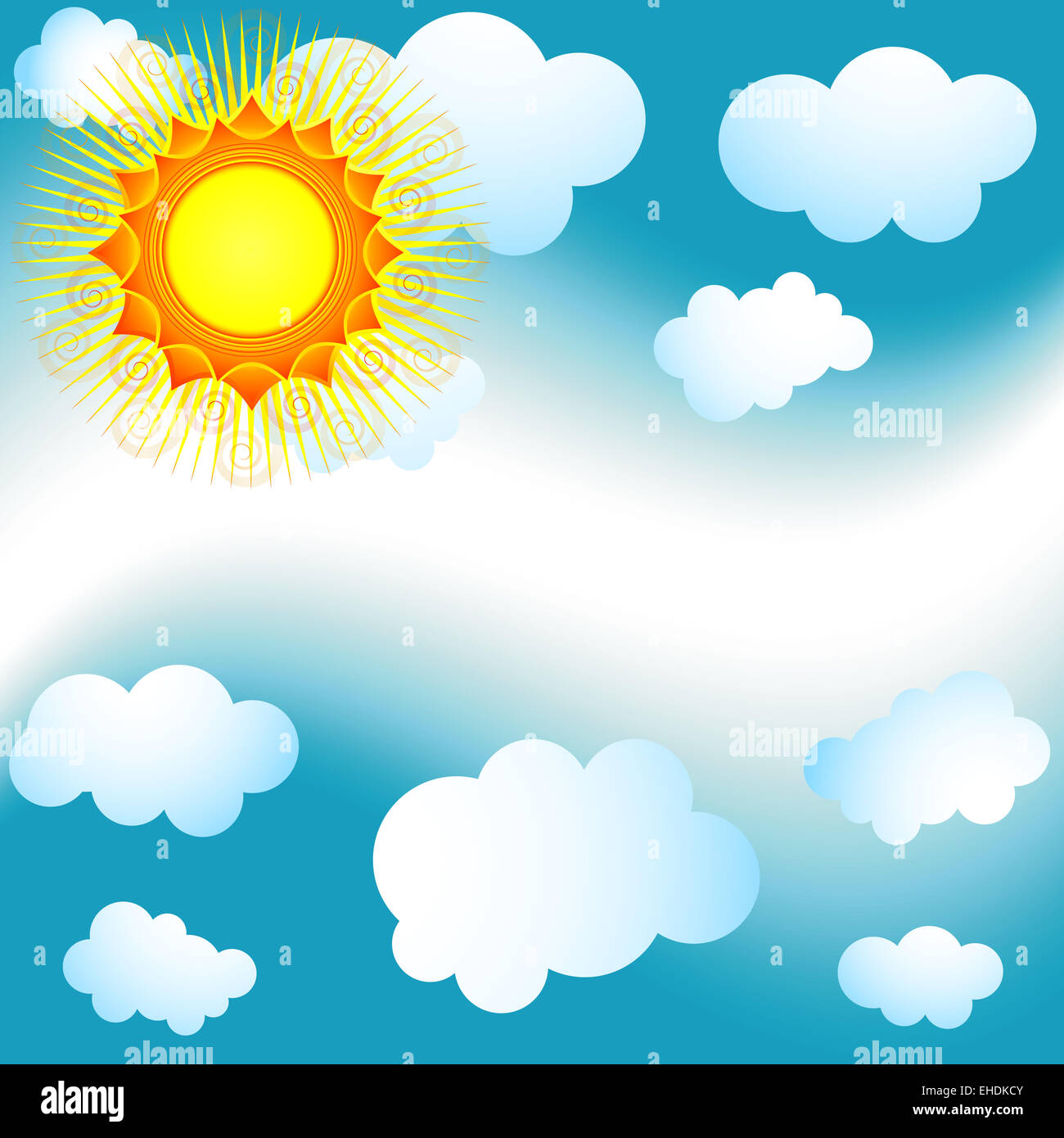 Spring seamless blue pattern Stock Photo - Alamy