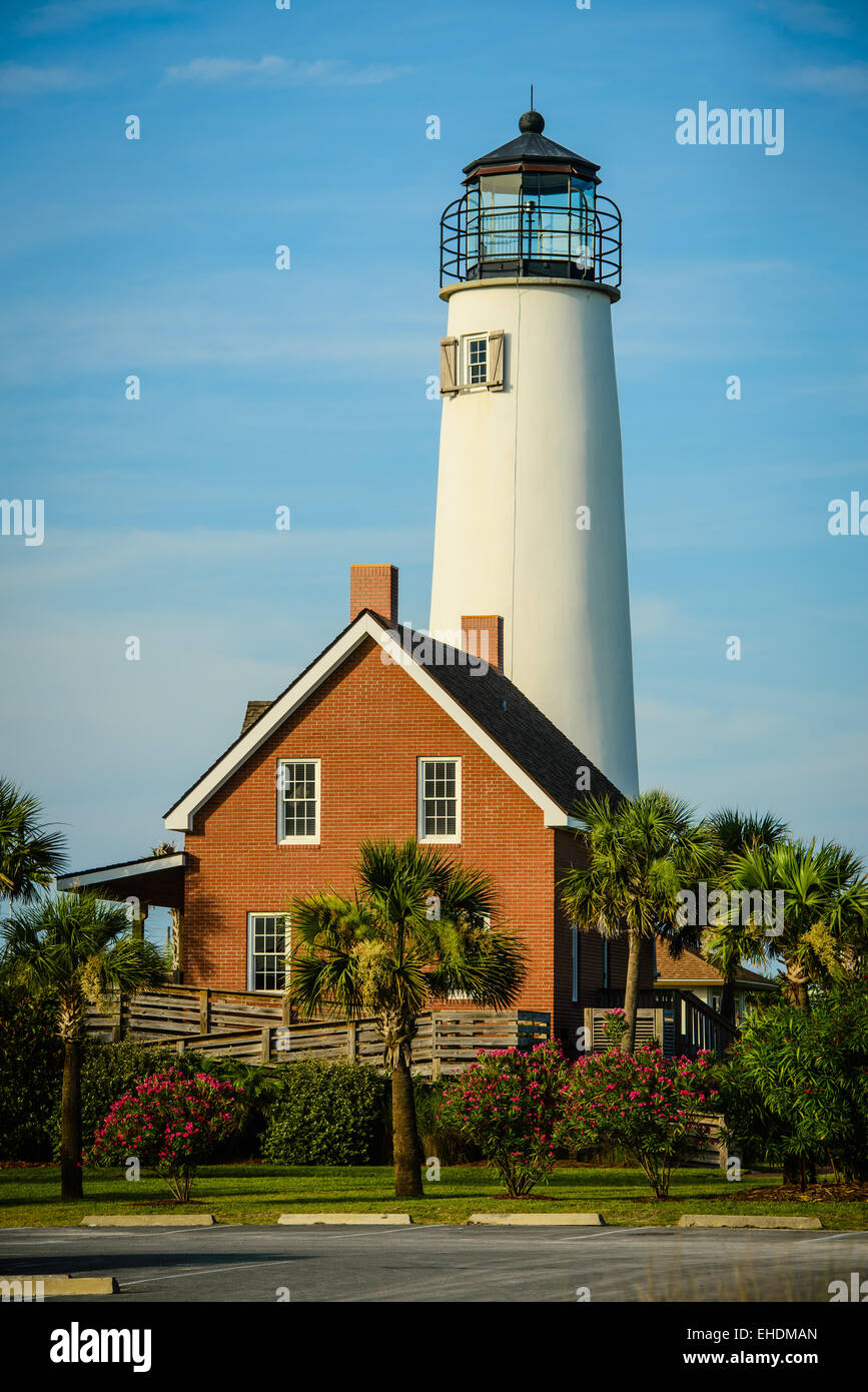 Lighthouse at St. Island, Florida, USA Stock Photo Alamy