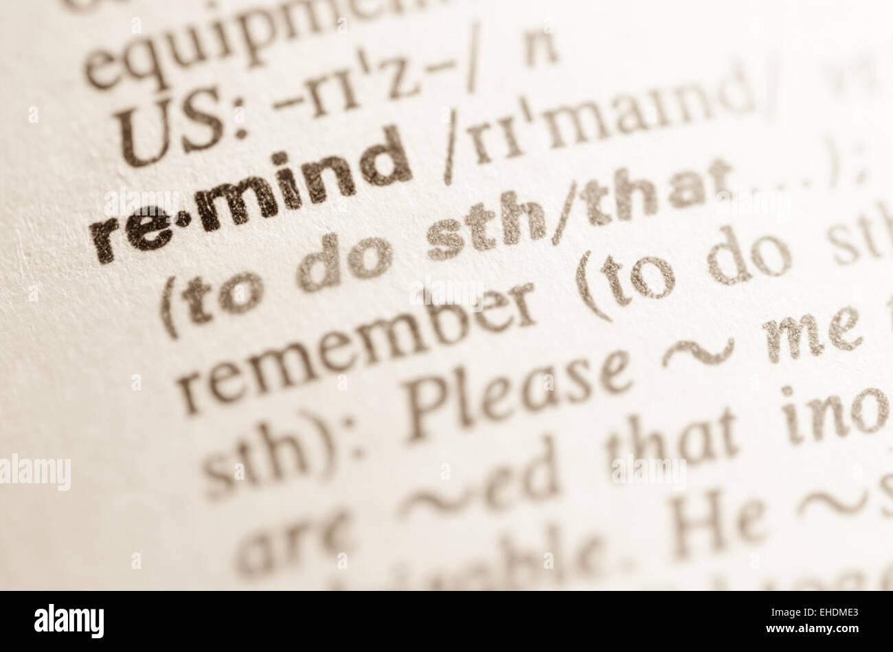 definition-of-word-remind-in-dictionary-stock-photo-alamy