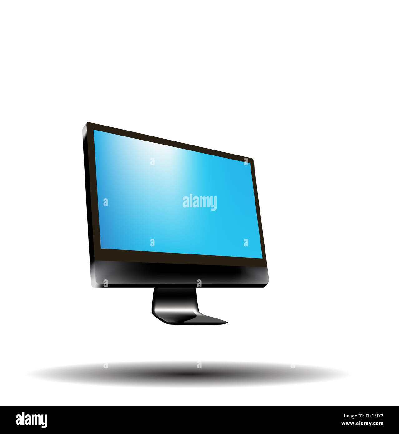 computer monitor screen Stock Photo