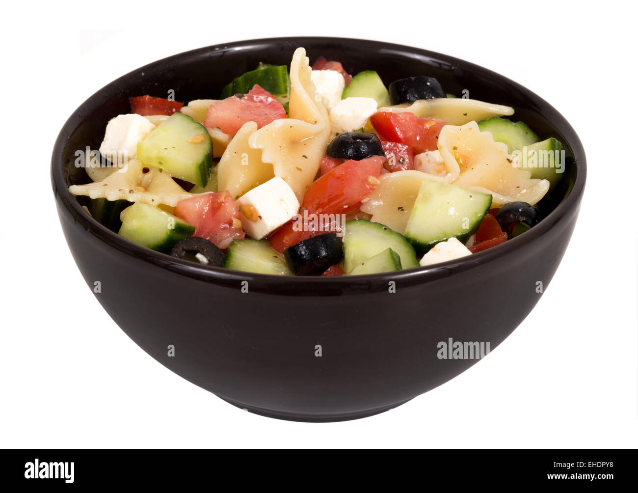 greek salad bowl Stock Photo Alamy