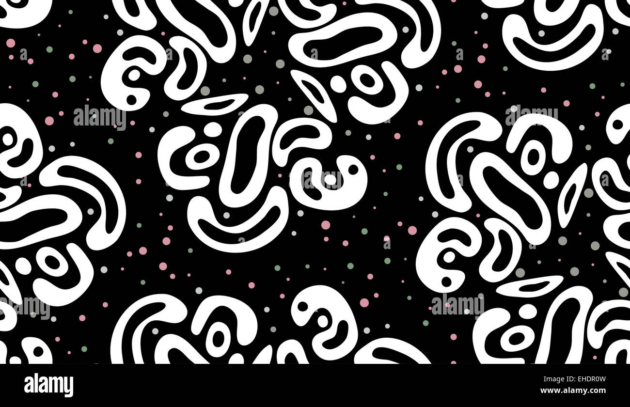 Abstract seamless background pattern of organic shapes Stock Photo - Alamy