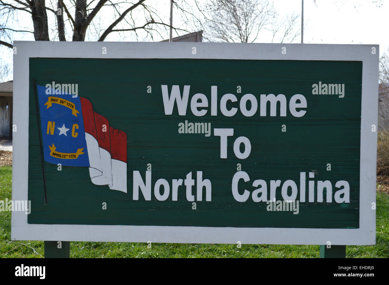 A to North Carolina sign at the North Carolina Center Stock Photo Alamy