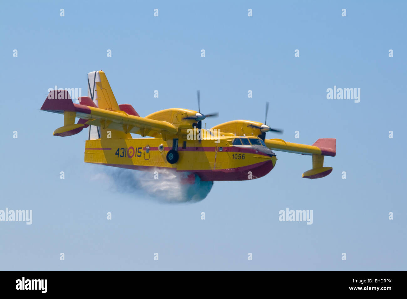 Seaplane destined to the fight against the fires Stock Photo