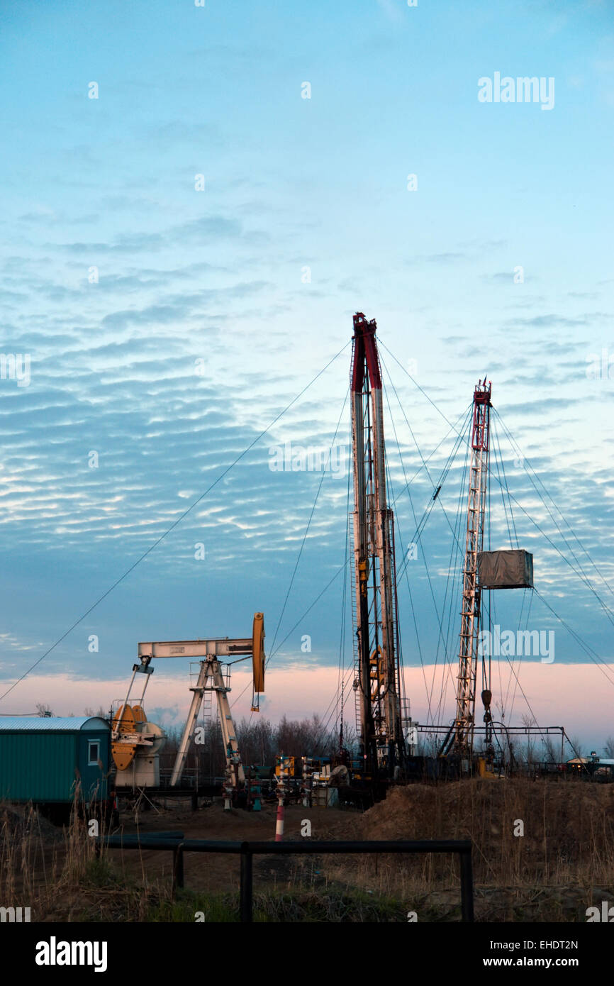 Oil Field Stock Photo