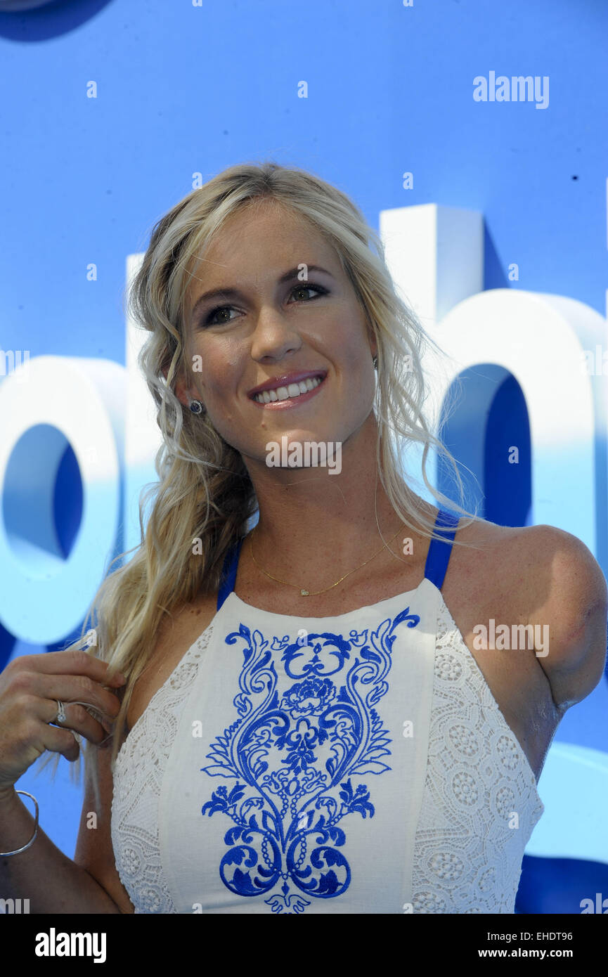 Dolphin Tale 2' world premiere at Regency Village Theater in Los Angeles - Arrivals Featuring: Bethany Hamilton Where: Los Angeles, California, United States When: 07 Sep 2014 Stock Photo