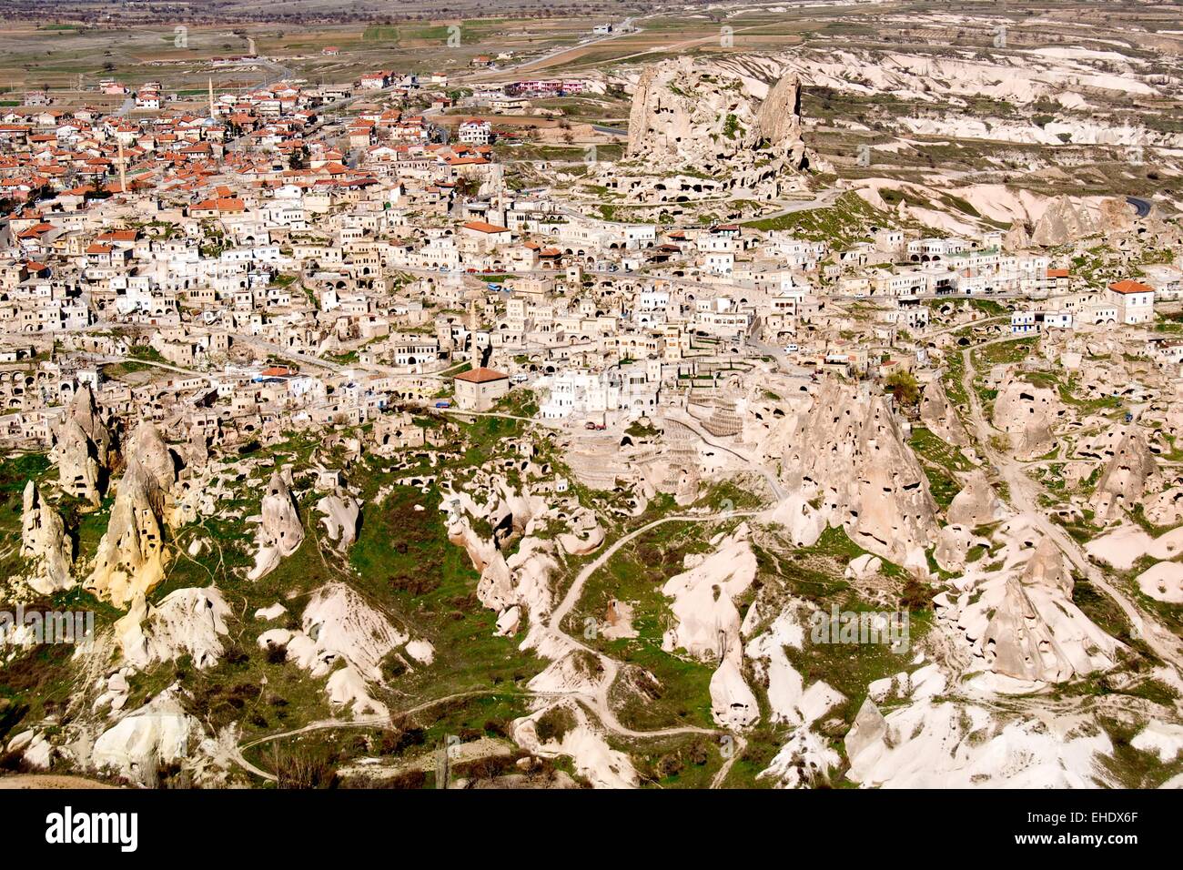Aerial photo Cappadocia Stock Photo Alamy