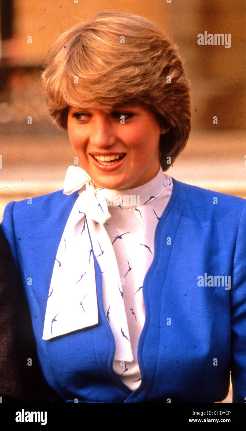 DIANA, PRINCESS OF WALES (1961-1997) in 1980 Stock Photo