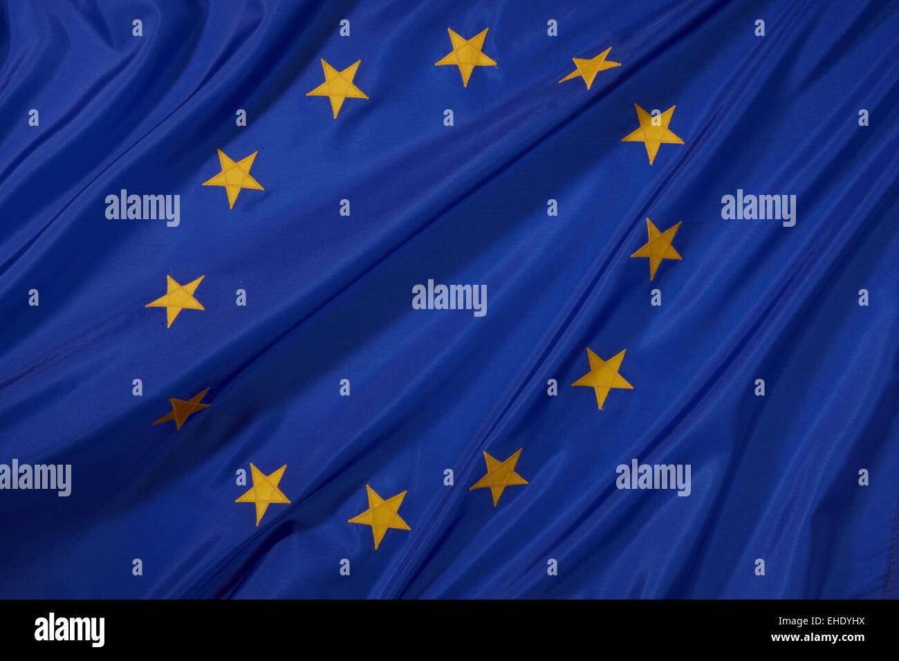 EU Flag Stock Photo