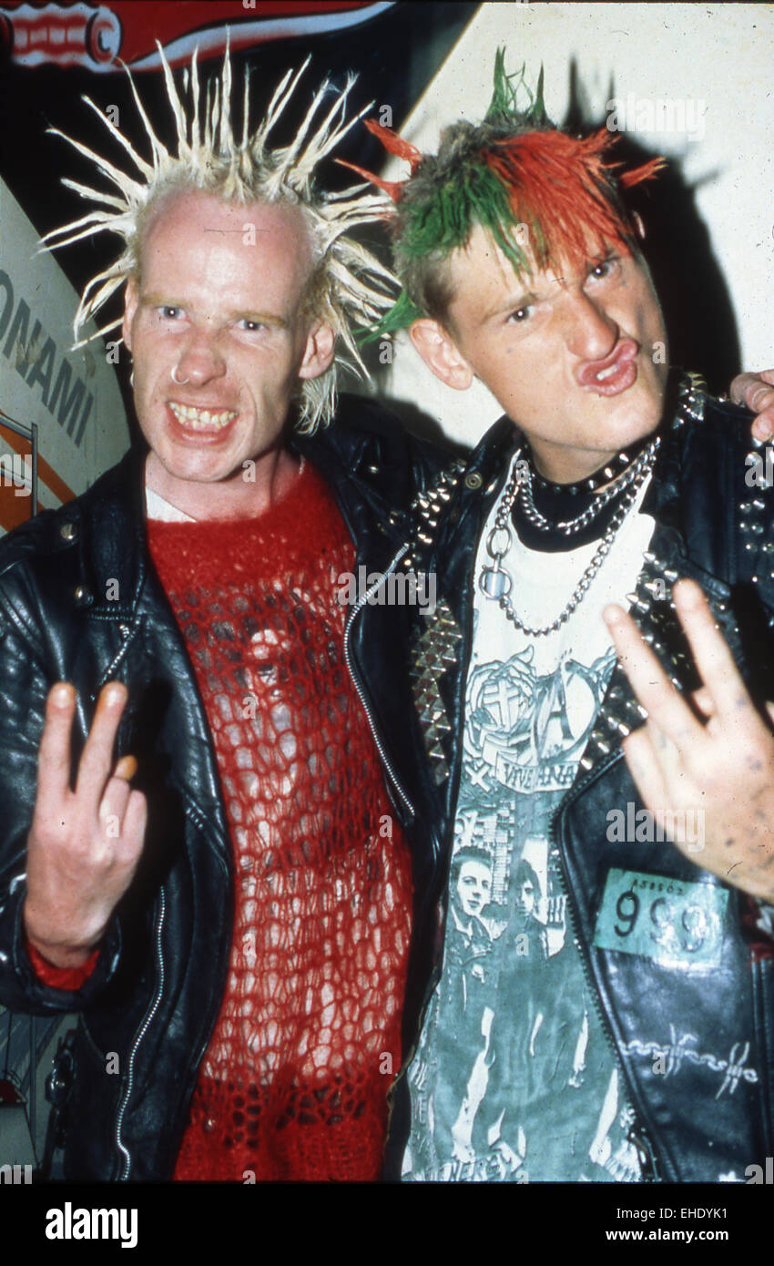 elleboog neus Koppeling Punk 1980s hi-res stock photography and images - Alamy