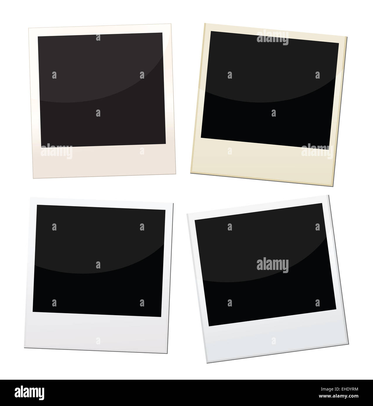 Polaroid frames Stock Photo Alamy