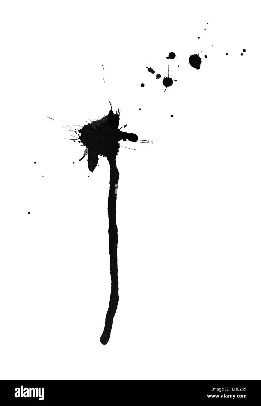 Black ink spots Stock Photo Alamy