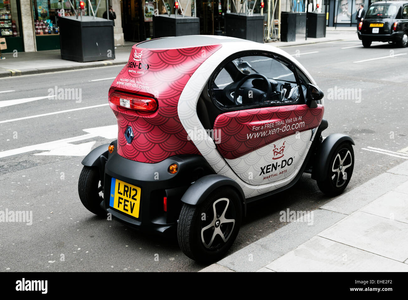 Eco-Micro car, Baker Street, London, England, UK Stock Photo