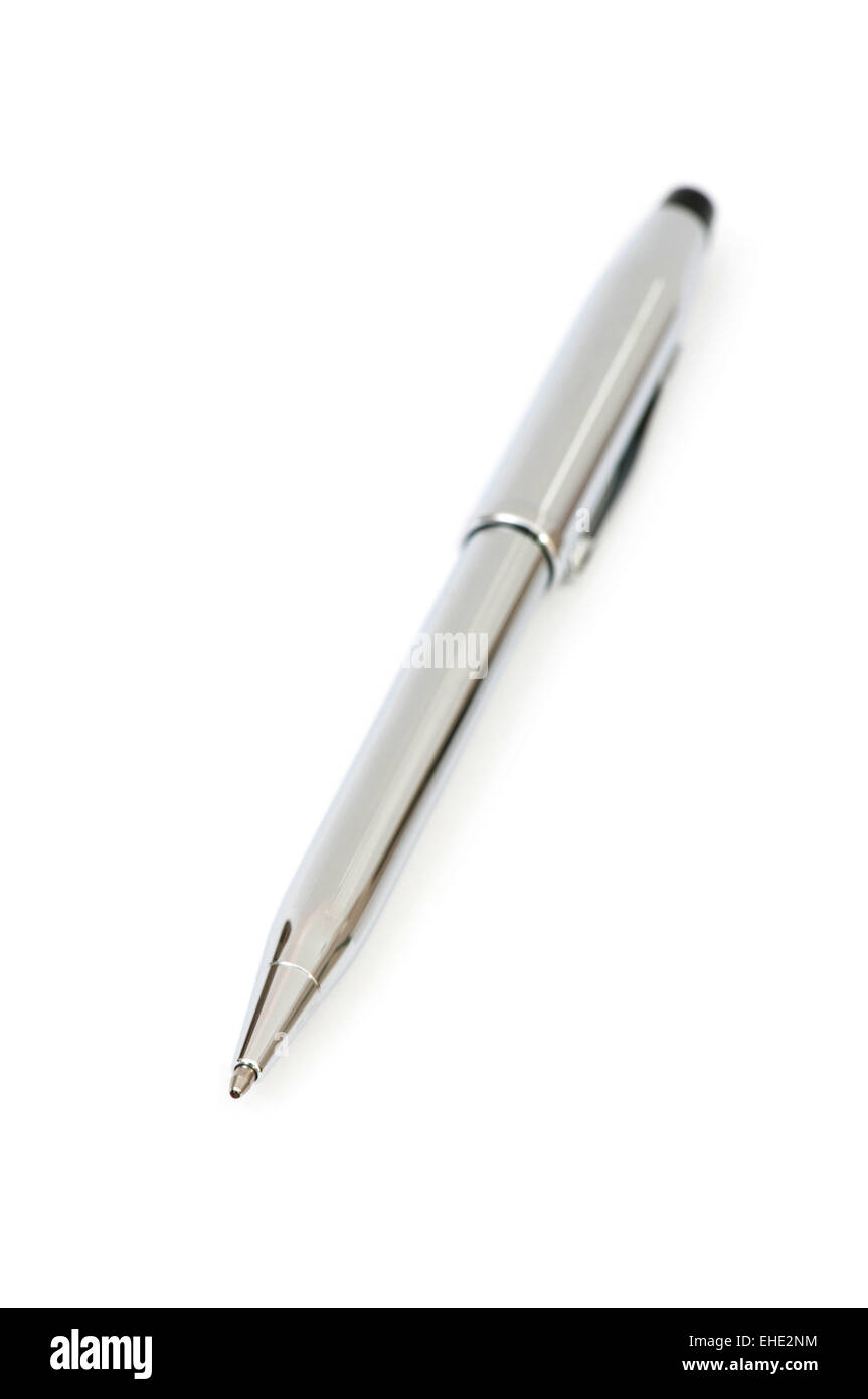 Writing pen isolated on the white background Stock Photo - Alamy