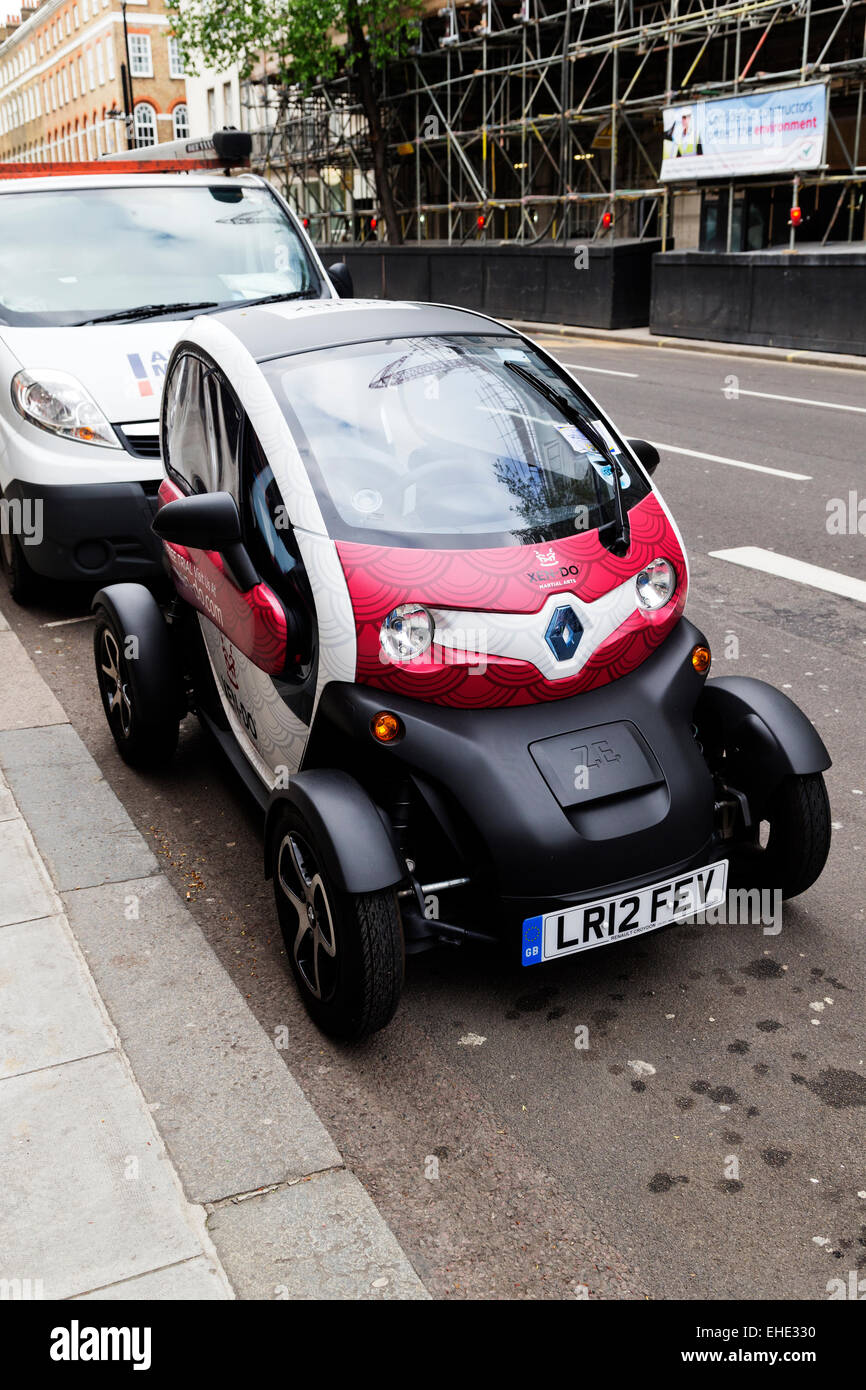Eco-Micro car, Baker Street, London, England, UK Stock Photo