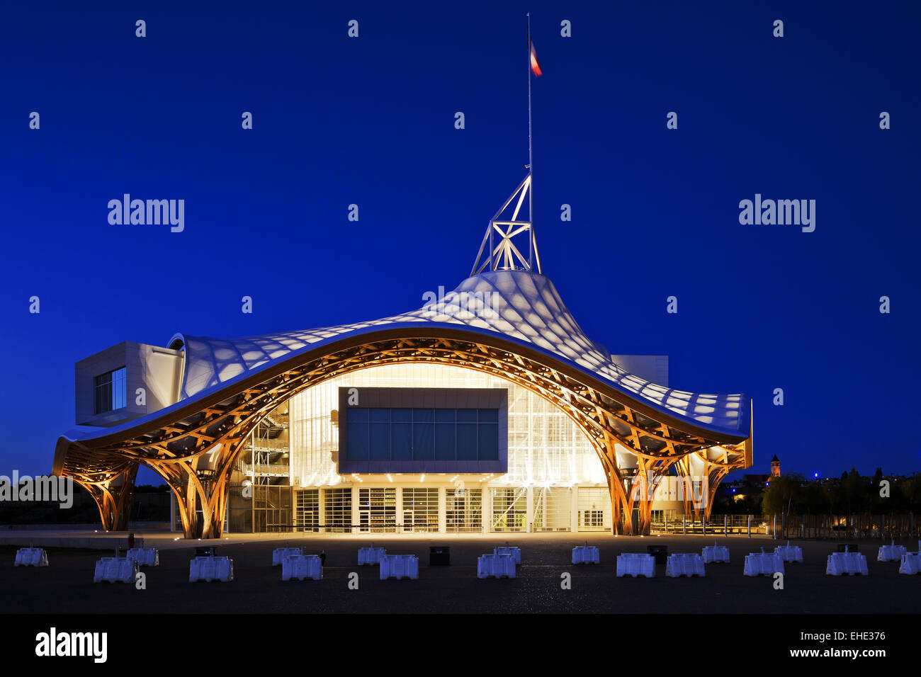 Centre Pompidou, Metz, Lothringen, France Stock Photo