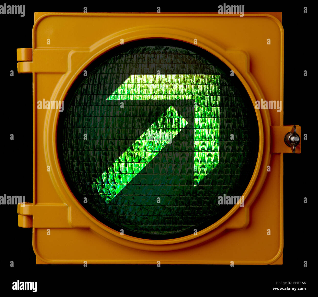 Green directional light Stock Photo