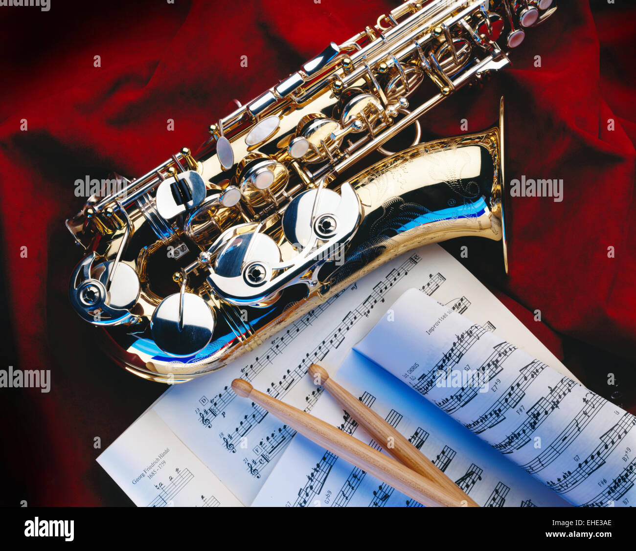 Saxophone Stock Photo