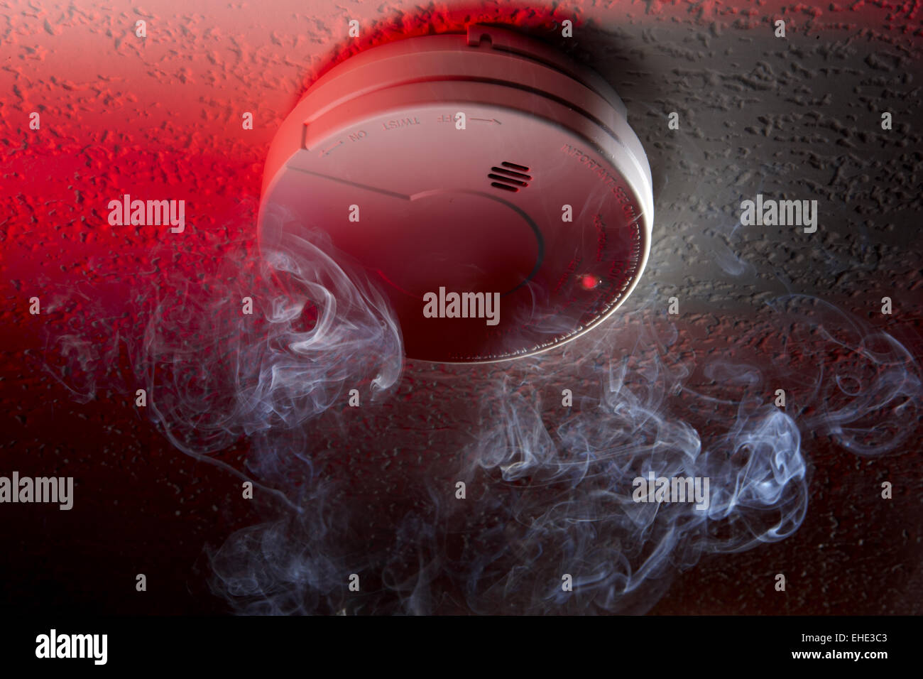 Smoke detector Stock Photo