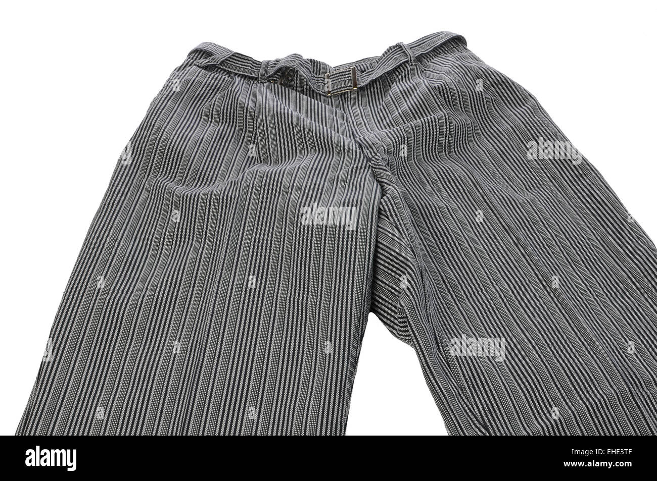 Pants on hangers Stock Photo Alamy