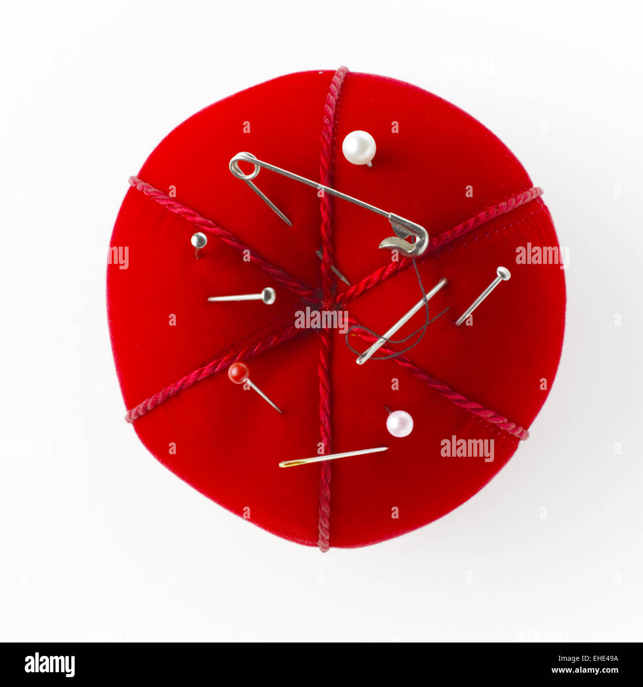 Pincushion isolated hires stock photography and images Alamy