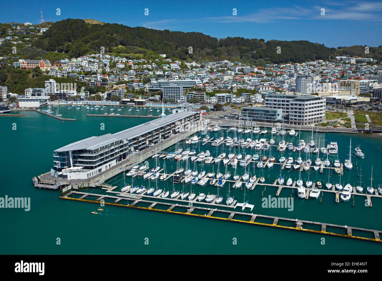 Chaffers Marina, and Clyde Quay Wharf luxury apartments, Wellington