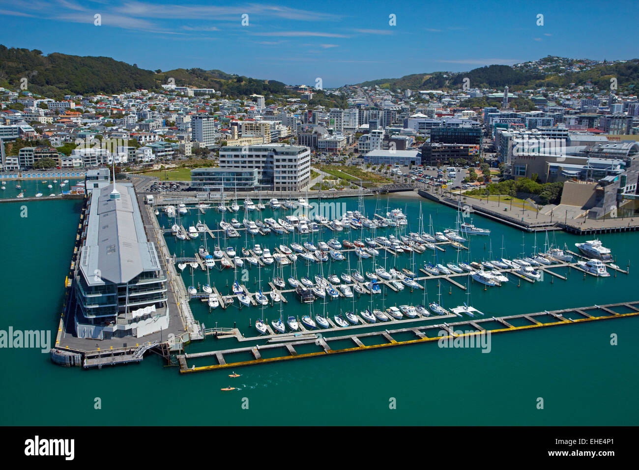 Chaffers Marina, and Clyde Quay Wharf luxury apartments, Wellington