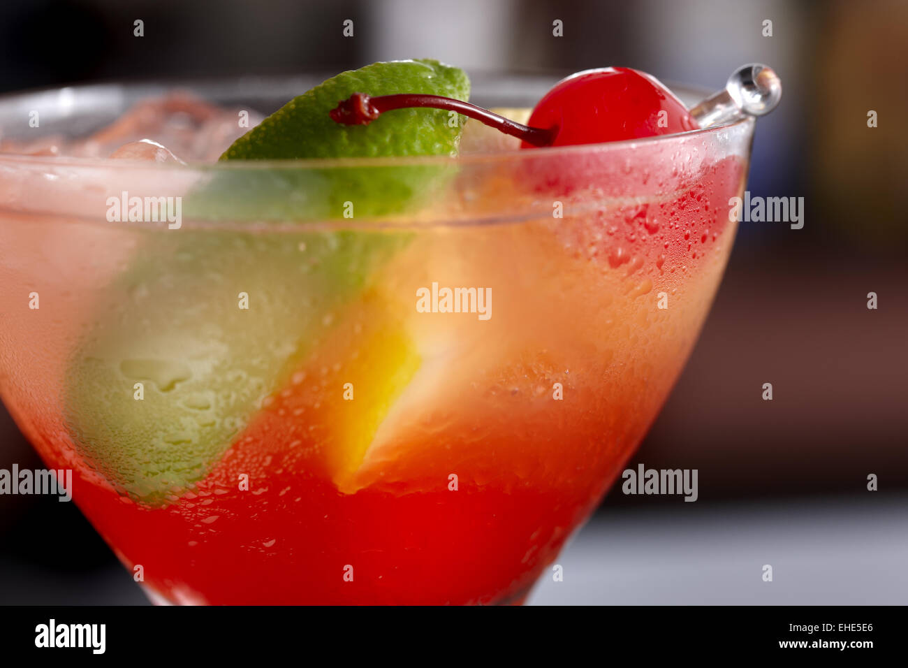 Colorful macro mixed drink Stock Photo Alamy