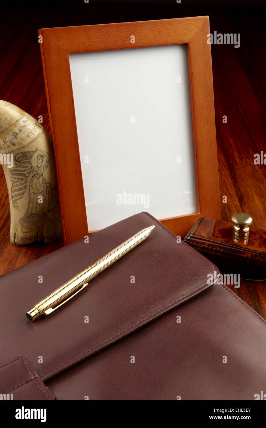Executive desk Stock Photo