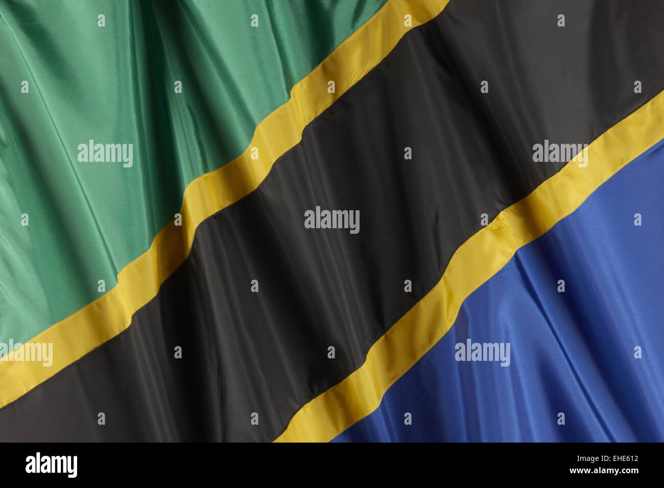 Flag of Tanzania Stock Photo Alamy