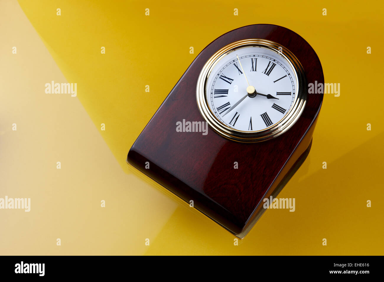 Classic desk clock Stock Photo