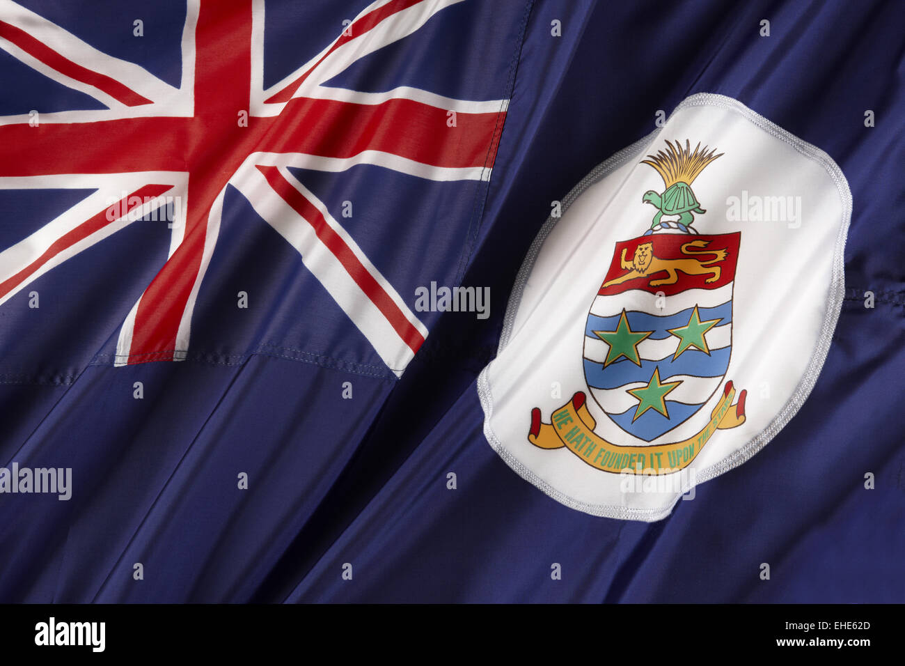 Flag of Cayman Islands Stock Photo