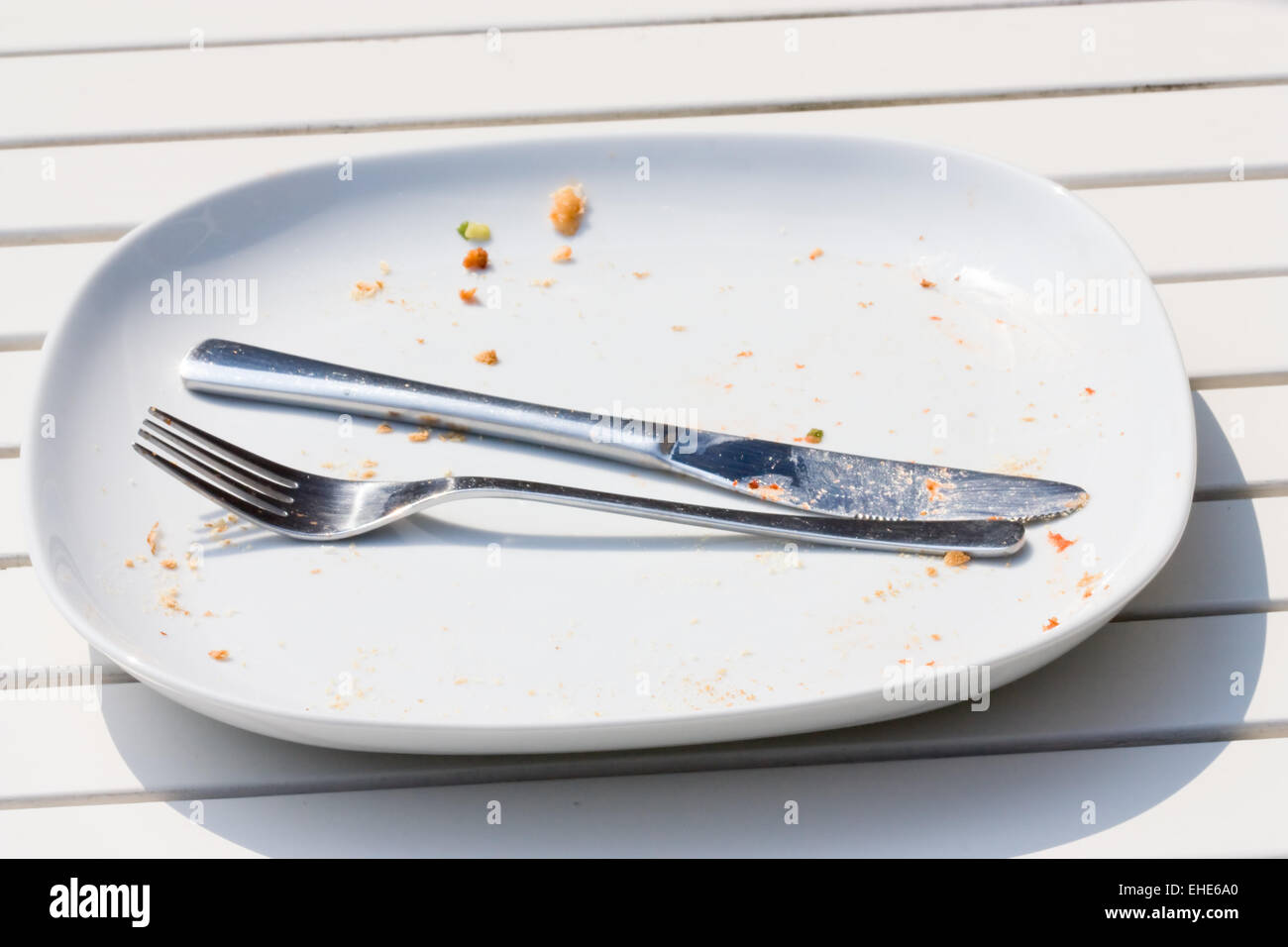 Leerer Teller - Empty Plate Stock Photo