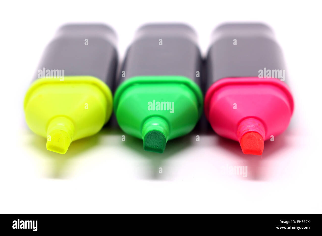 Color highlighter isolated on white background Stock Photo Alamy