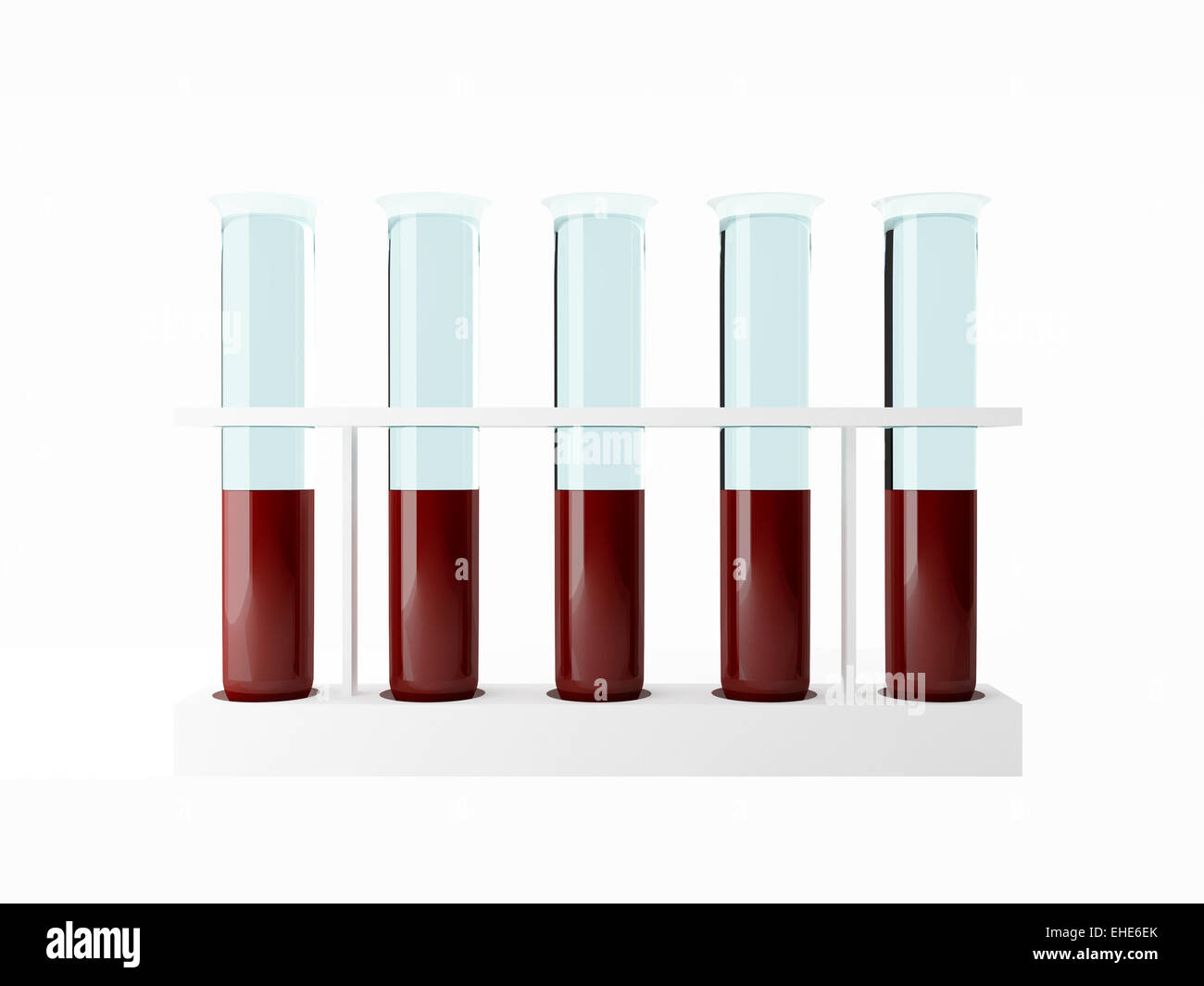 Blood Test tube Stock Photo Alamy