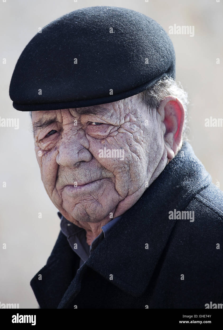 streetlife portrait, Sardinia, Italy Stock Photo