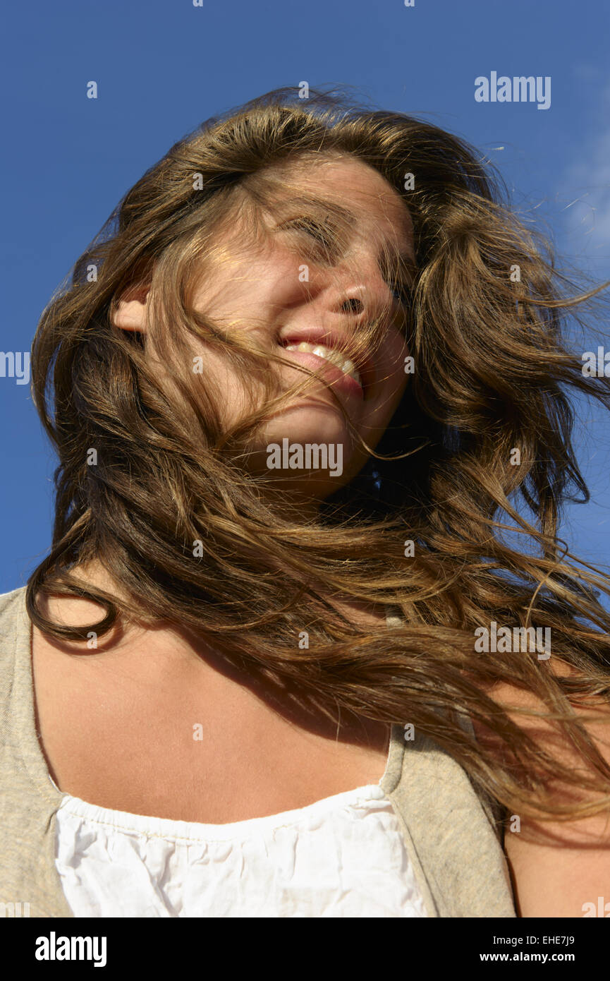 Dark haired 18 year old hi-res stock photography and images - Alamy